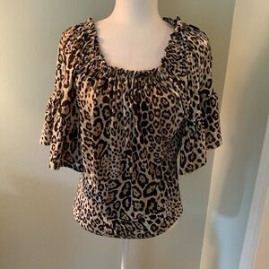 Karen Kane animal print tunic, size M